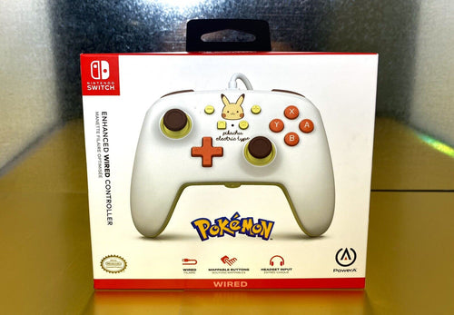 2021 PowerA Enhanced Wired Controller for Nintendo Switch- PIKACHU Electric Type