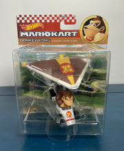 Load image into Gallery viewer, NEW 2021 Hot Wheels Mario Kart: DONKEY KONG B-Dasher + Super Glider Die-Cast Car