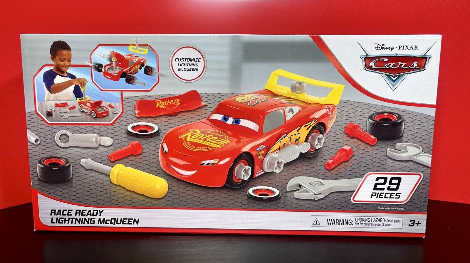 Ultimate Lightning McQueen＆タブレット【セット販売】 2023 Disney Pixar Cars - Race Ready Lightning McQueen Tool Kit