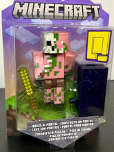 Load image into Gallery viewer, 2022 Minecraft Build-a-Portal Action Figure: ZOMBIFIED PIGLIN (w/ Gold Sword)