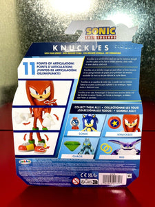 2023 JAKKS Pacific Sonic the Hedgehog Action Figure: KNUCKLES (w/ Star Spring)
