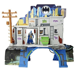 DC BATMAN 3-in-1 Batcave Playset with Exclusive Action Figure and Battle Armor
