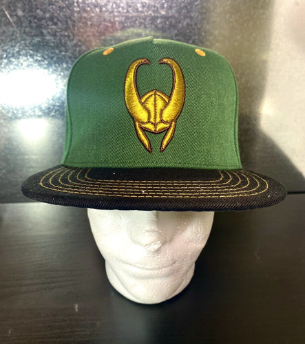 Concept One Marvel Loki Gold Helmet 3D SnapBack Hat