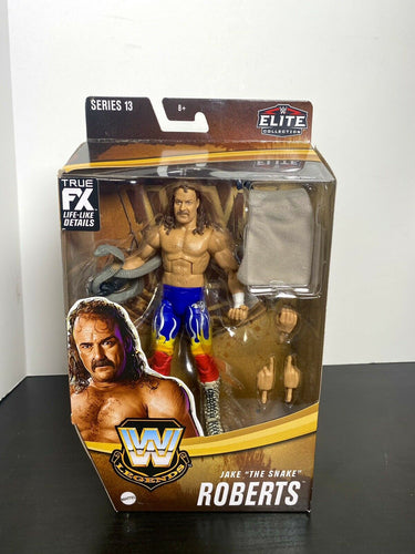 2021 WWE Elite Collection Legends Series 10 Figure: JAKE “THE SNAKE” ROBERTS