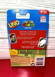 2016 Mattel Games UNO Card Game - Super Mario Edition (w/ Special Mario Rule!)