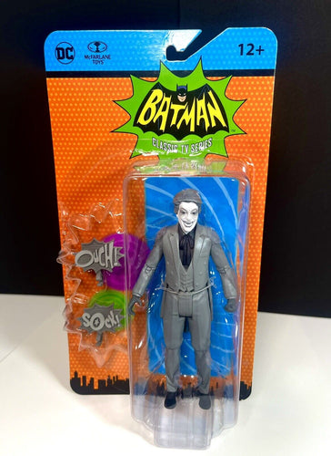 2022 McFarlane DC - Batman Classic 1966 TV Series: THE JOKER (Black & White)