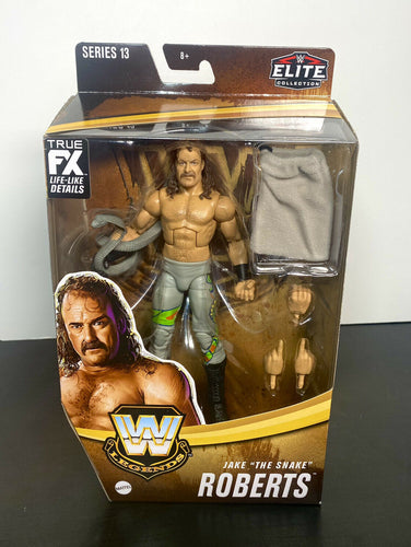 2022 WWE Elite Collection Legends Series 13: JAKE “THE SNAKE” ROBERTS (CHASE!!)