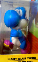 Load image into Gallery viewer, 2021 JAKKS Pacific World of Nintendo Mini 2.5in Figure: LIGHT-BLUE YOSHI