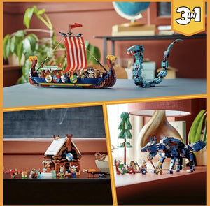 2022 LEGO CREATOR: Viking Ship and the Midgard Serpent (31132)