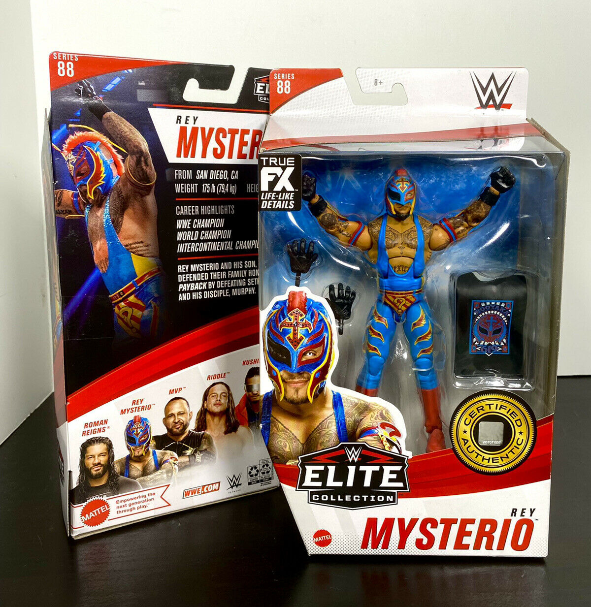 Boneco De Ação Mattel Rey Mysterio Elite Collection Boneco De Ação Mattel Rey Mysterio Elite Collection
