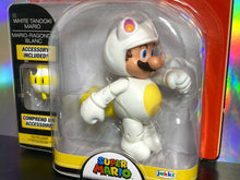 Load image into Gallery viewer, 2016 JAKKS Pacific World of Nintendo Action Figure: WHITE TANOOKI MARIO