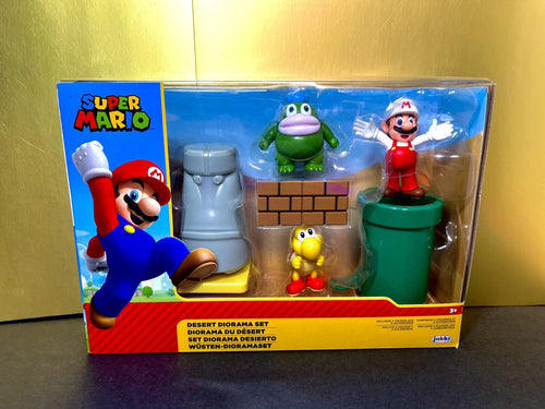 2021 JAKKS Pacific Super Mario - World of Nintendo - Desert Diorama Set