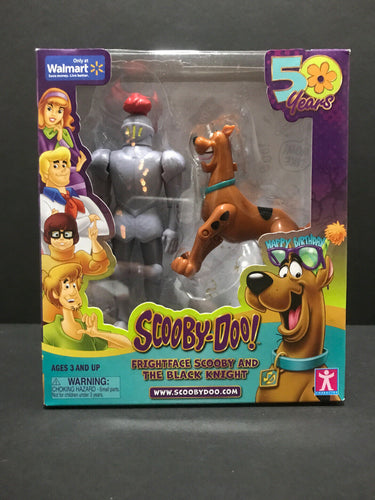 Scooby-Doo 50 Anniversary Years Action Figure Set Frightface Scooby Black Knight