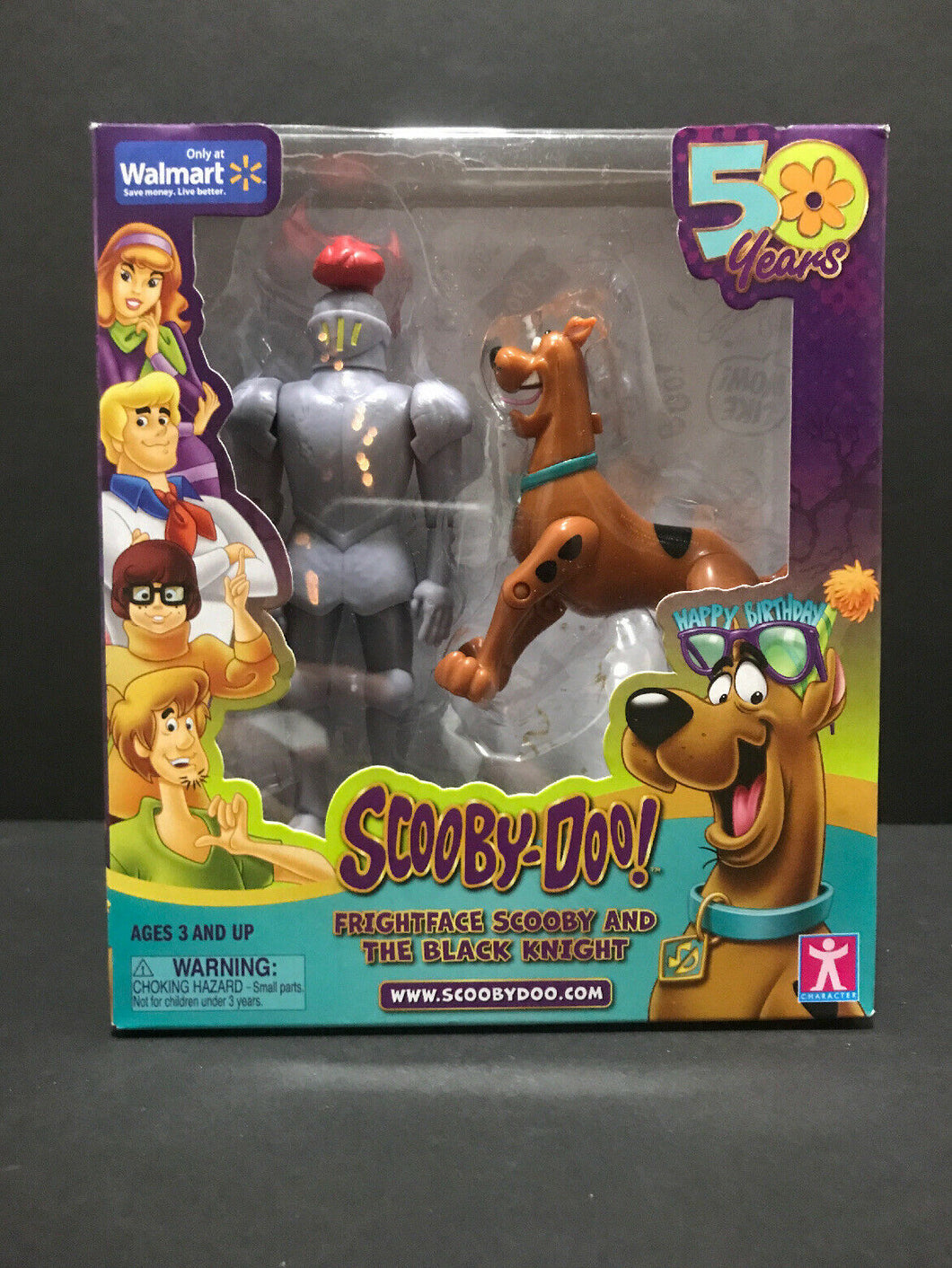 Scooby-Doo 50 Anniversary Years Action Figure Set Frightface Scooby Black Knight