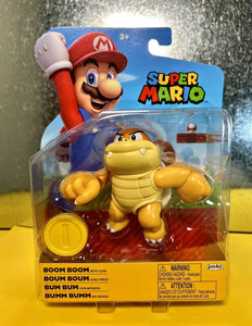 2023 JAKKS Pacific World of Nintendo Action Figure: BOOM BOOM (w/ Coin)