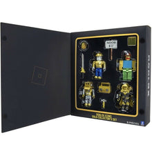 Load image into Gallery viewer, Jazwares Roblox Icons 15th Anniversary Gold Collector’s Set w/ Virtual Item Code