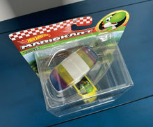 Load image into Gallery viewer, NEW 2021 Hot Wheels Mario Kart: YOSHI Sports Coupe + PARAFOIL Die-Cast Car