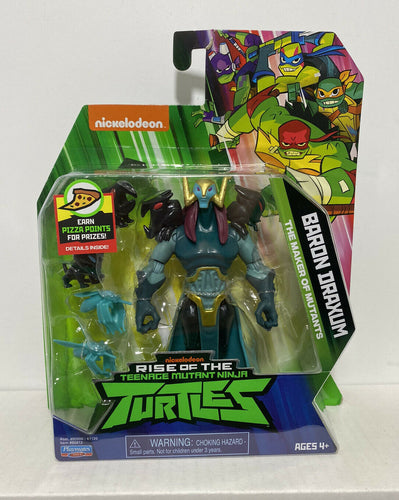 2018 Playmates - Rise of the Teenage Mutant Ninja Turtles - BARON DRAXUM Figure