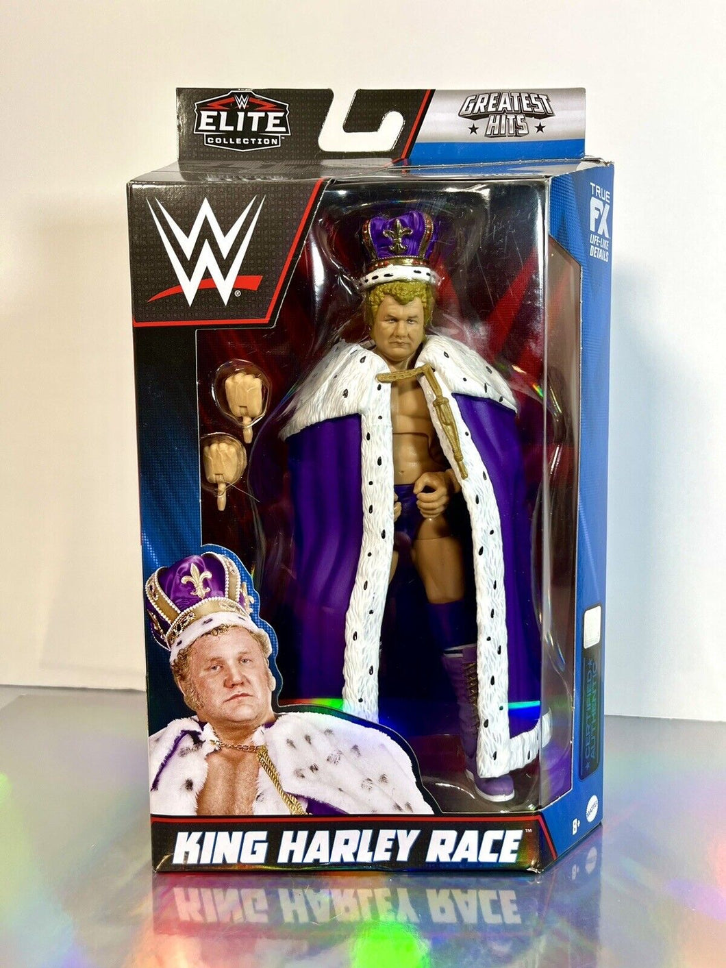 2023 WWE Elite Collection Greatest Hits Figure: KING HARLEY RACE (Flashback ‘18)