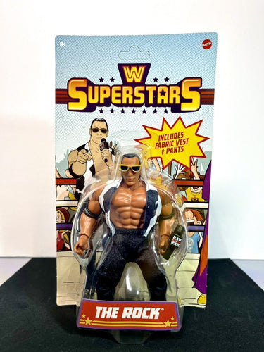 2023 Mattel - WWE Superstars Retro Series 7 Action Figure: THE ROCK