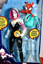 Load image into Gallery viewer, 2023 Marvel: Ghost-Spider / Spider-Gwen Talking Figure w/ Lights &amp; Spider-Ham