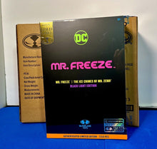 Load image into Gallery viewer, 2024 McFarlane DC Gold Label EE Exclusive - MR. FREEZE (Black Light Edition)