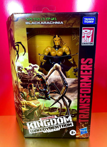 2021 Hasbro Transformers Kingdom War for Cybertron Trilogy Figure: BLACKARACHNIA