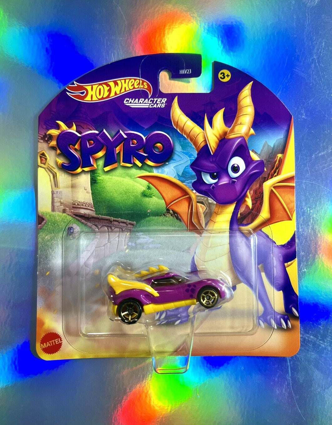 2023 Hot Wheels Character Cars - SPYRO THE DRAGON Diecast Car