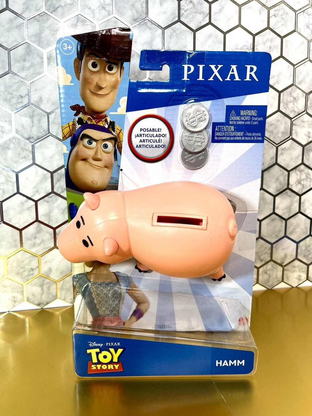 2023 Disney•Pixar Toy Story: HAMM Action Figure / Piggy Bank