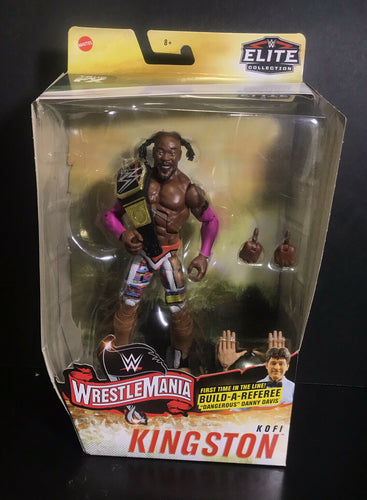 2019 WWE Elite Collection WrestleMania: Kofi Kingston Action Figure (w/ HAND)