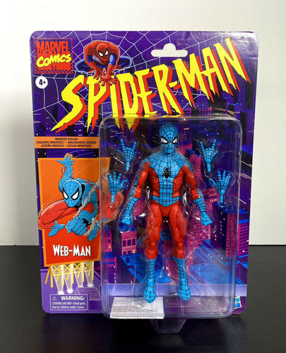 2021 Hasbro Marvel Comics Legends Series Retro: WEB-MAN (INVERTED DESIGN!)