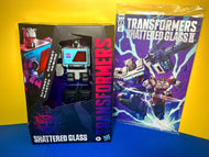 2022 Transformers Shattered Glass Deluxe BLASTER & REWIND w/ Comic! - Exclusive