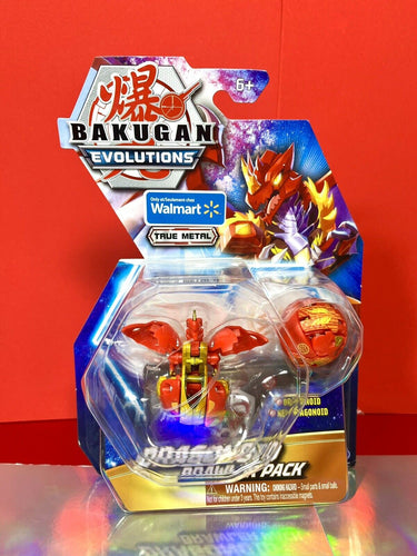 Spin Master Bakugan Evolutions - Dragonoid Brawler Pack (True Metal)- Exclusive!