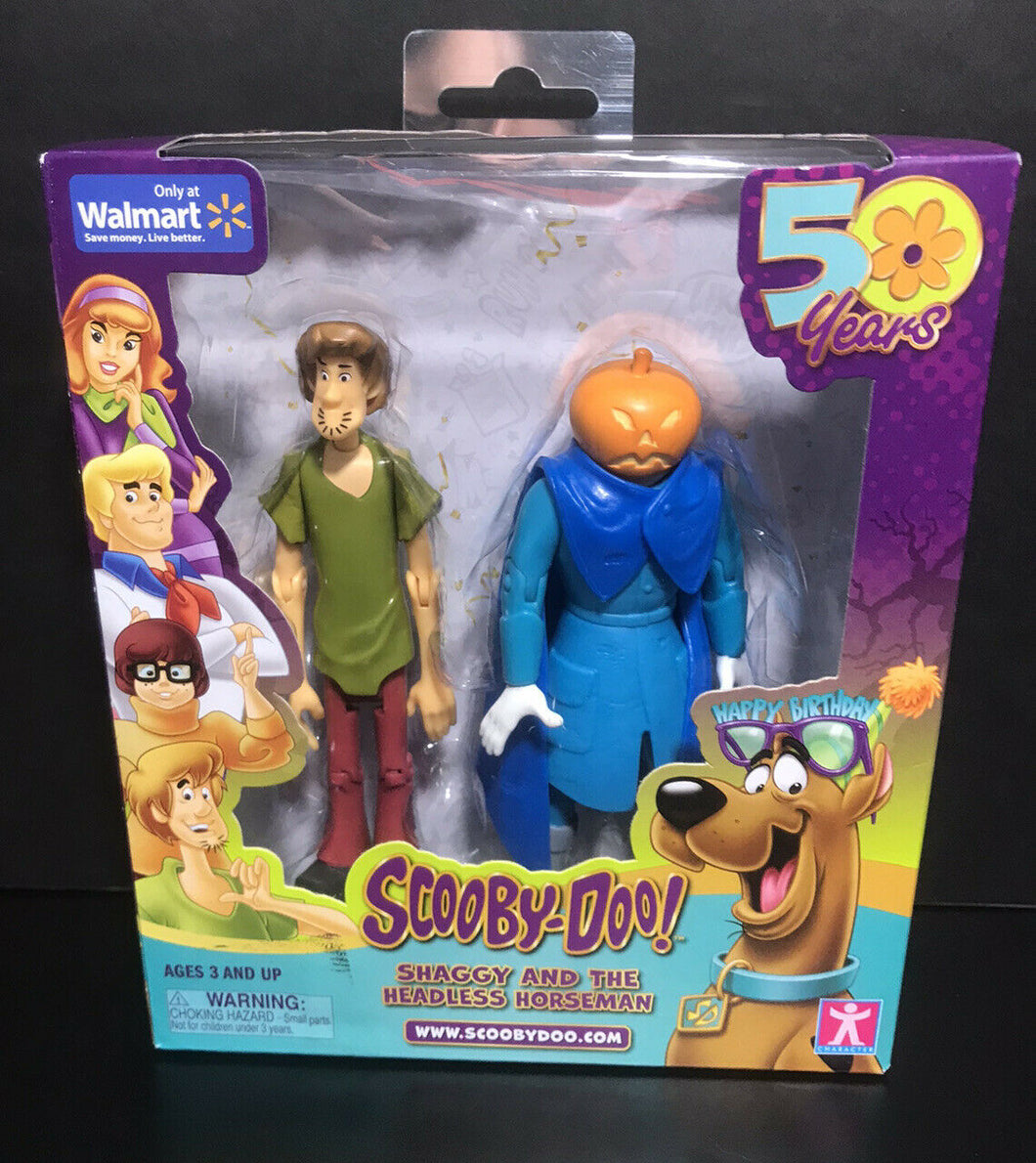 50 Years Scooby Doo Shaggy And The Headless Horseman Figure Walmart Exclusive