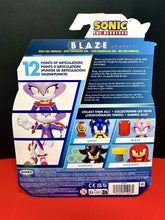 Load image into Gallery viewer, 2023 JAKKS Pacific Sonic the Hedgehog Figure: BLAZE THE CAT (w/ Sol Emerald)
