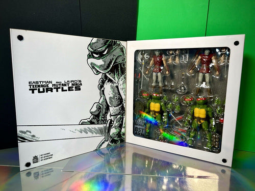 2022 BST AXN PX Previews - Eastman and Laird’s TMNT Comic Inspired Figure 4-Pack