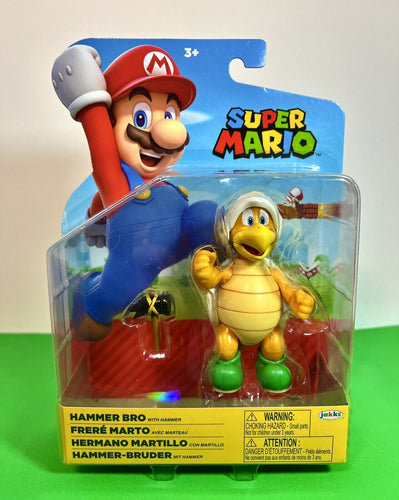 2023 JAKKS Pacific World of Nintendo Action Figure: HAMMER BRO (w/ Hammer)