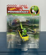NEW 2021 Hot Wheels Mario Kart: YOSHI Sports Coupe + PARAFOIL Die-Cast Car