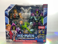 HE-MAN & The Masters of The Universe Battle For Eternia 2 PACK Skeletor MOTU NEW