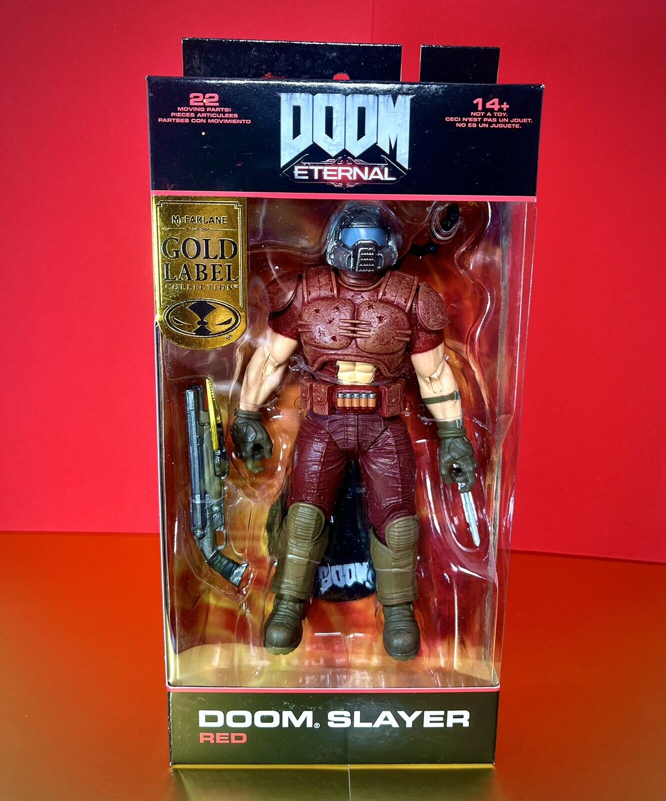 2023 McFarlane Gold Label - Doom Eternal: DOOM SLAYER (Classic Red