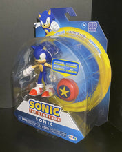Load image into Gallery viewer, 2020 JAKKS Pacific Sonic the Hedgehog Action Figure: Sonic with Star Spring
