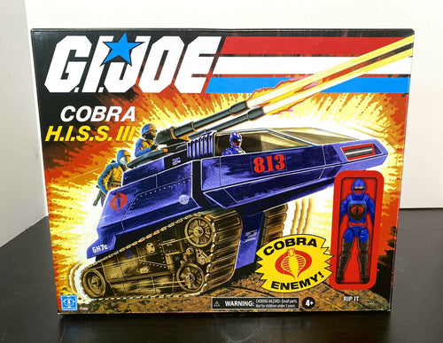 2021 Hasbro - G.I. Joe Retro Collection Cobra H.I.S.S. III Tank w/ Cobra Enemy