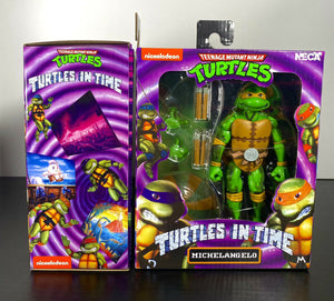 2021 NECA Teenage Mutant Ninja Turtles: Turtles in Time - MICHELANGELO Figure