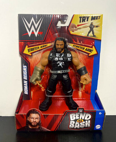 2022 Mattel - WWE Bend ‘N Bash Action Figure: ROMAN REIGNS