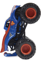 Load image into Gallery viewer, 2022 Spin Master Monster Jam - SUPERMAN Diecast Monster Truck (w/ Wheelie Bar)