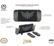 Load image into Gallery viewer, PowerA Console Shield Protective Case for Nintendo Switch - Silver Hyrule Crest
