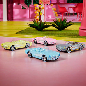 2023 Mattel Creations Hot Wheels Premium - Barbie The Movie Corvette 4-Pack