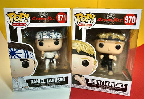 2020 Funko Pop! Cobra Kai: Daniel LaRusso & Johnny Lawrence Figure 2-Pack!