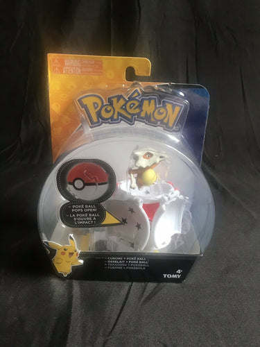 Pokemon Poke Ball Cubone  POPS OPEN first Generation 4+ TOMY NEW