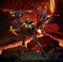 Load image into Gallery viewer, 2021 Hasbro Transformers Kingdom War for Cybertron Trilogy Figure: BLACKARACHNIA